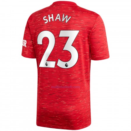 Maillot de Foot Manchester United Luke Shaw 23 Domicile 2020-21 Maillot de Foot Manchester United Luke Shaw 23 Domicile 2020-21